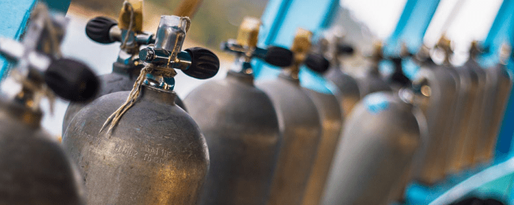 Газовые баллоны в Киевской